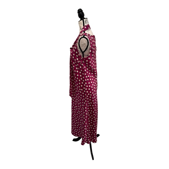 Talbots Pink Dot Midi Dress - Picture 5 of 9